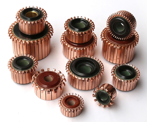 簡析直流電機換向器的數量，以及其相對位置的控制